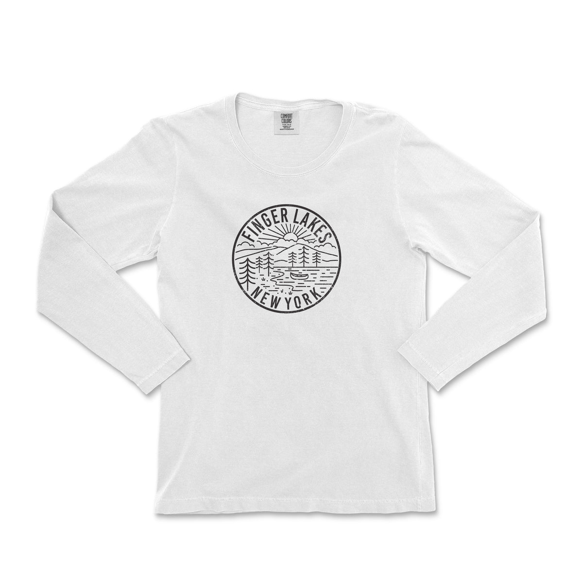Finger Lakes New York Long Sleeve T-Shirt