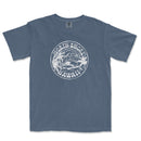 a blue t - shirt with the words north shore on it