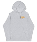 A gray hooded sweatshirt with the text "SEQUOIA NATIONAL PARK" printed on the front.