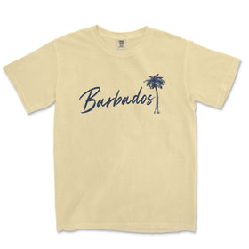 a t - shirt with a palm tree on it