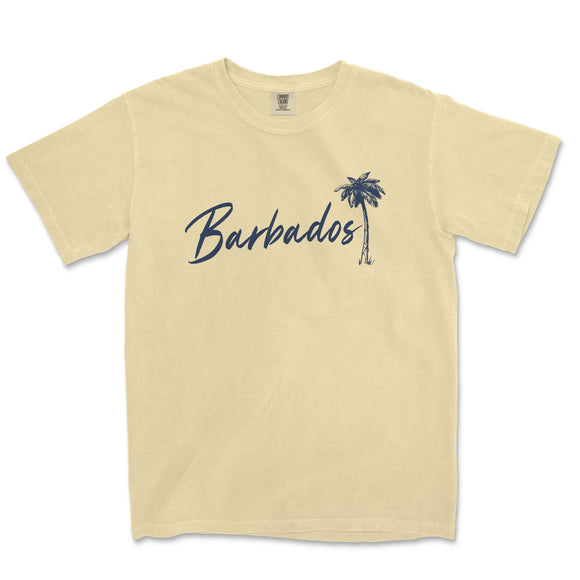 a t - shirt with a palm tree on it
