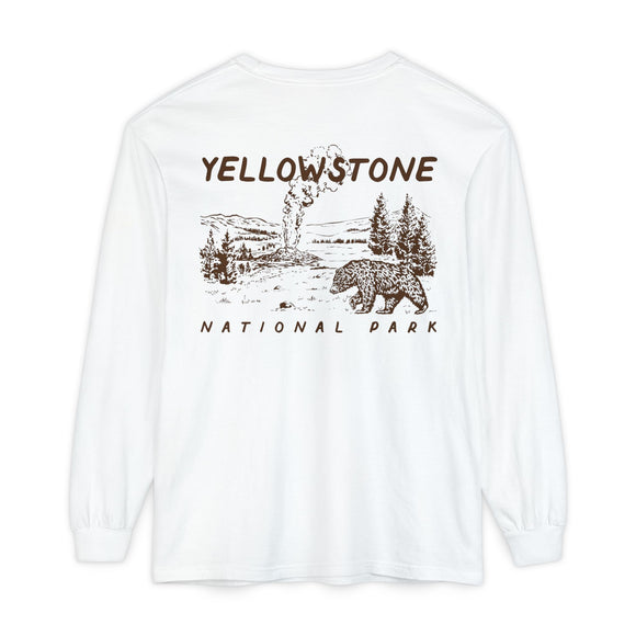 Unisex Garment-dyed Long Sleeve T-Shirt