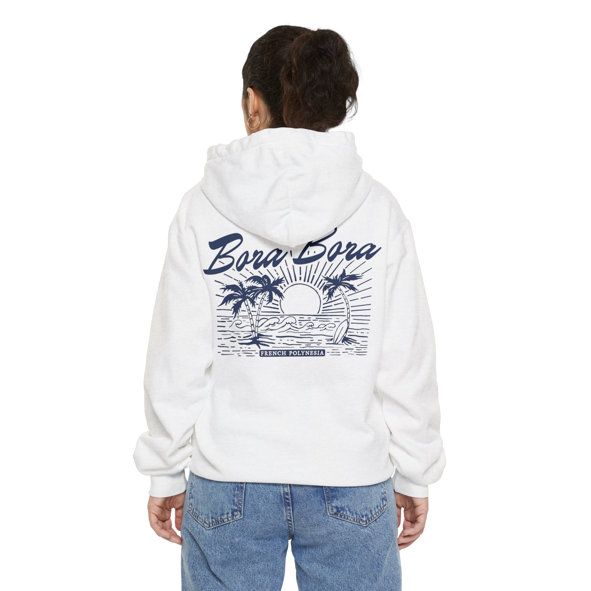 Bora Bora Comfort Colors Hooded Sweatshirt