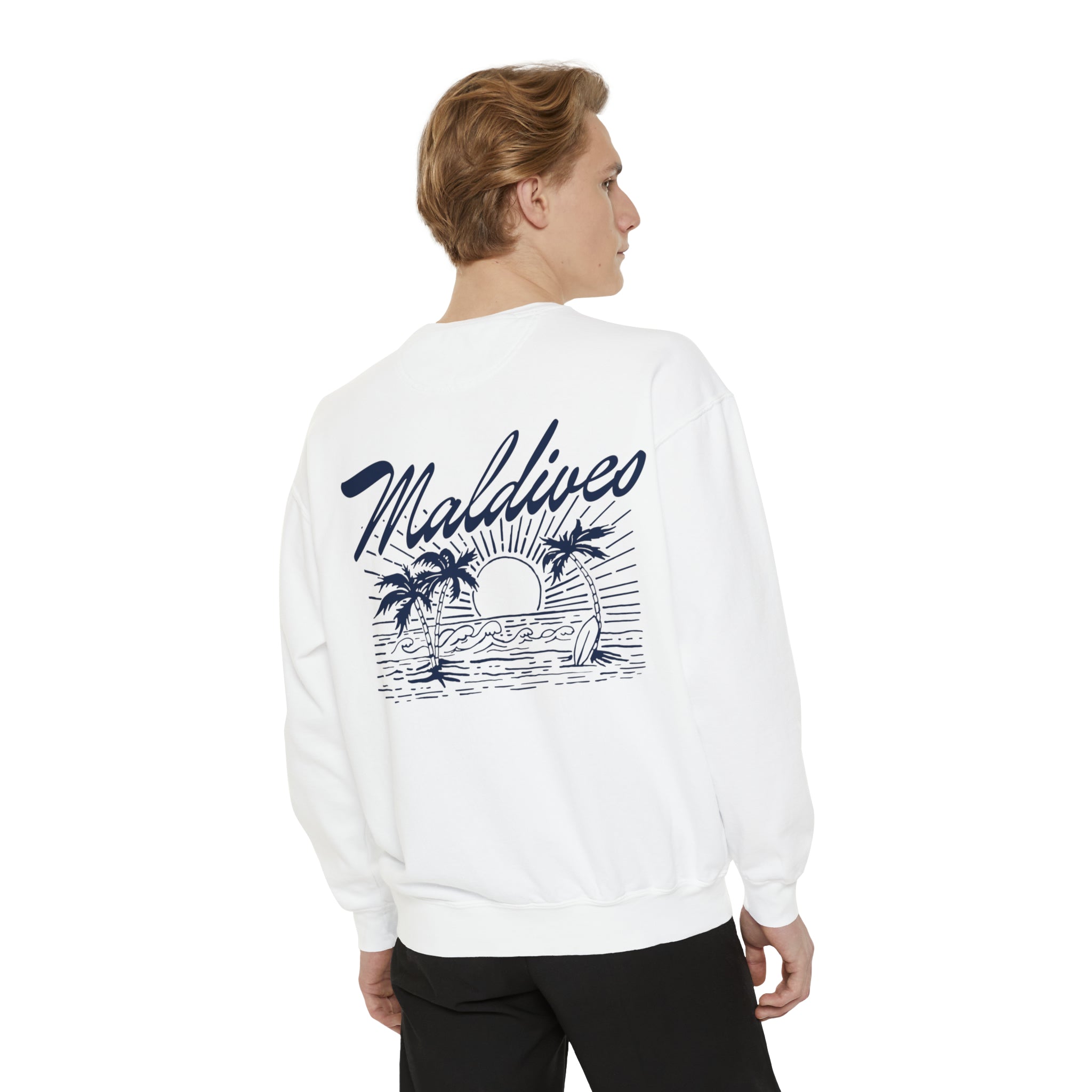Maldives Comfort Colors Crewneck Sweatshirt