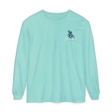 Buy chalky-mint Shenandoah National Park Virginia Long Sleeve Shirt