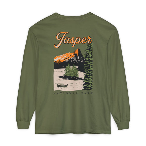 Copy of Copy of Unisex Garment-dyed Long Sleeve T-Shirt