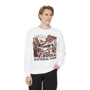 Zion National Park Comfort Colors Crewneck Sweatshirt Distressed Design-8
