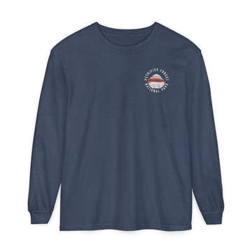 Buy midnight Unisex Garment-dyed Long Sleeve T-Shirt