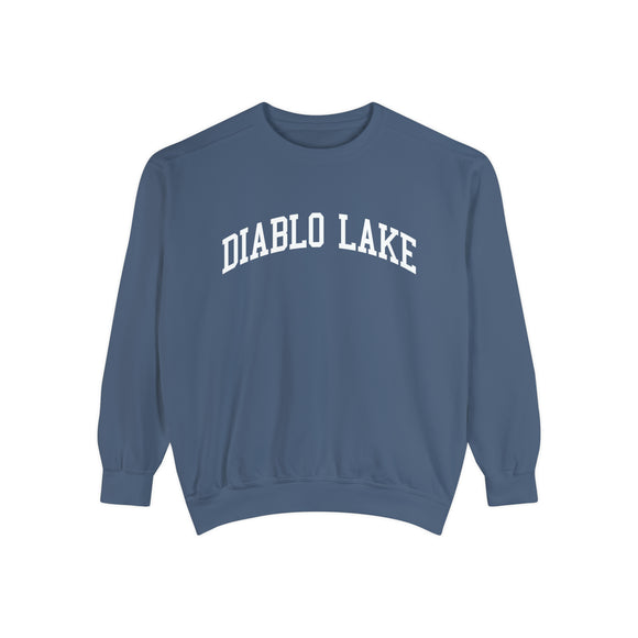 Diablo Lake Washington Comfort Colors Crewneck Sweatshirt