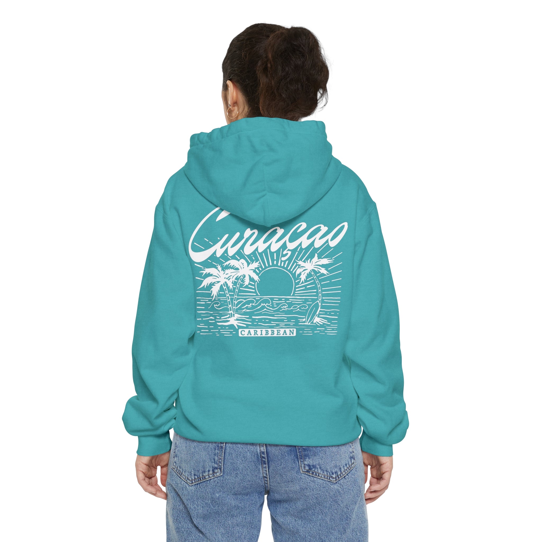Curaçao Comfort Colors Hooded Sweatshirt