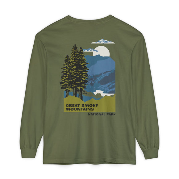 Copy of Copy of Copy of Unisex Garment-dyed Long Sleeve T-Shirt