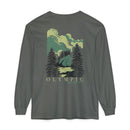 Unisex Garment-dyed Long Sleeve T-Shirt-9