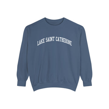 Buy denim Lake Saint Catherine Vermont Comfort Colors Crewneck Sweatshirt