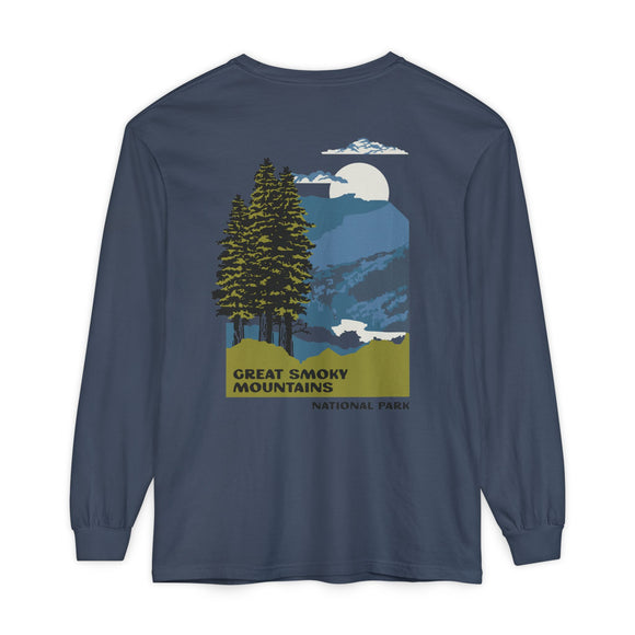 Copy of Copy of Copy of Unisex Garment-dyed Long Sleeve T-Shirt