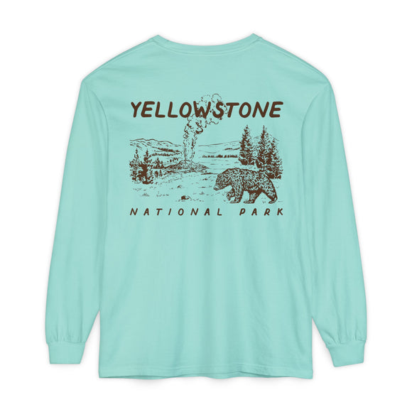 Unisex Garment-dyed Long Sleeve T-Shirt