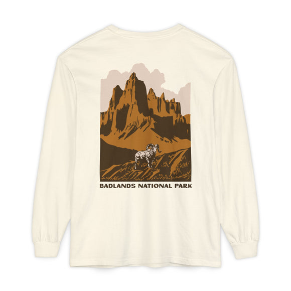 Unisex Garment-dyed Long Sleeve T-Shirt