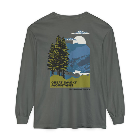 Copy of Copy of Copy of Unisex Garment-dyed Long Sleeve T-Shirt