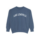 Lake Lewisville Texas Comfort Colors Crewneck Sweatshirt-6