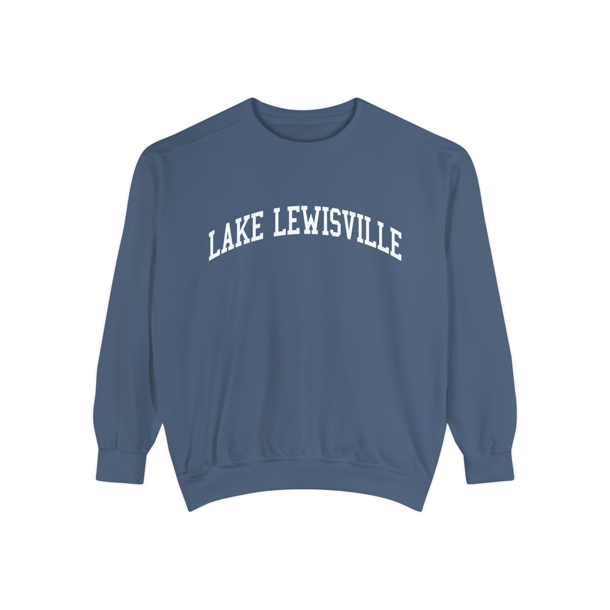 Buy denim Lake Lewisville Texas Comfort Colors Crewneck Sweatshirt
