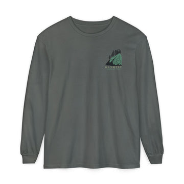 Unisex Garment-dyed Long Sleeve T-Shirt - 0