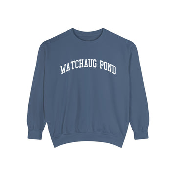 Buy denim Watchaug Pond Rhode Island Comfort Colors Crewneck Sweatshirt