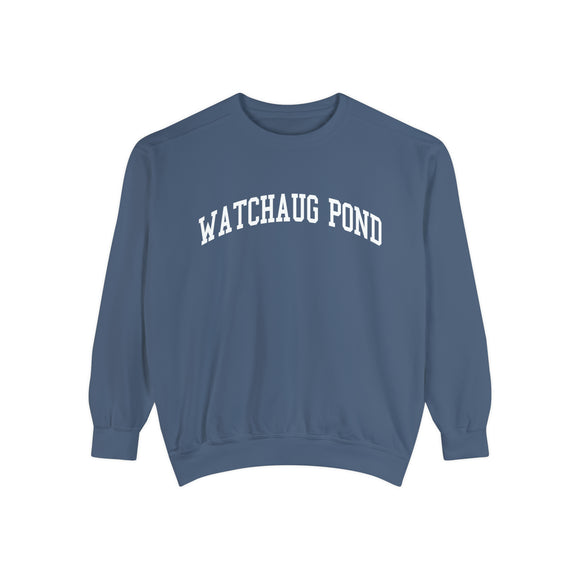 Watchaug Pond Rhode Island Comfort Colors Crewneck Sweatshirt