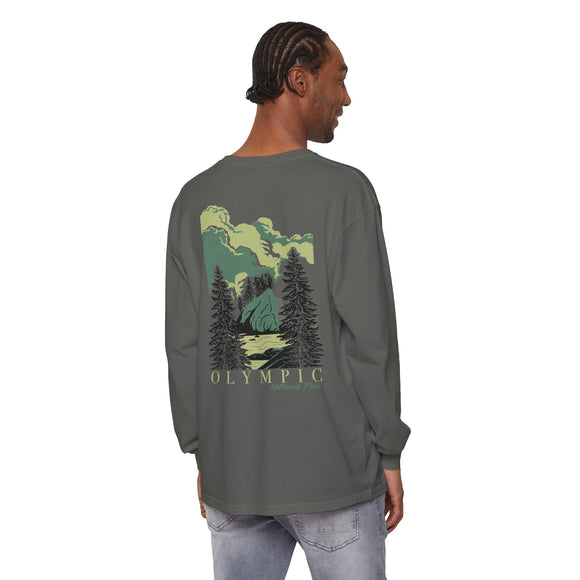 Unisex Garment-dyed Long Sleeve T-Shirt