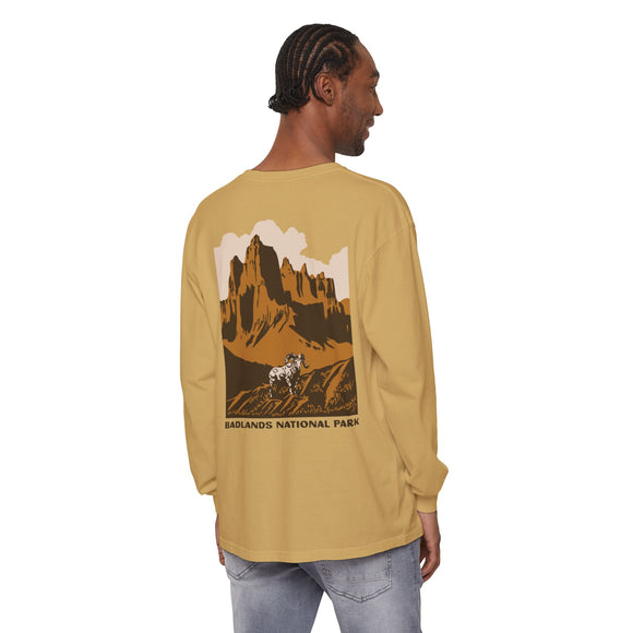 Unisex Garment-dyed Long Sleeve T-Shirt