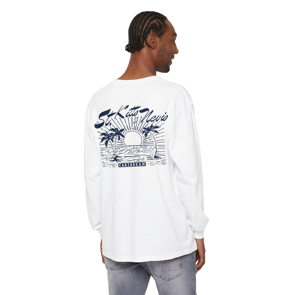 St Kitts and Nevis Comfort Colors Long Sleeve Shirt
