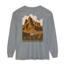 Unisex Garment-dyed Long Sleeve T-Shirt-15