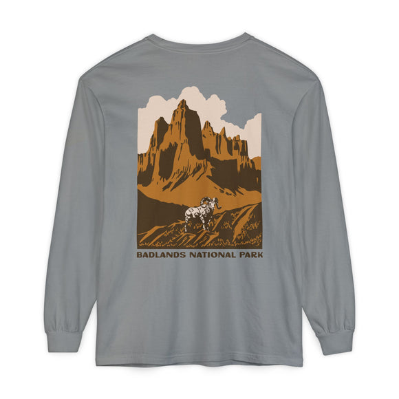 Unisex Garment-dyed Long Sleeve T-Shirt