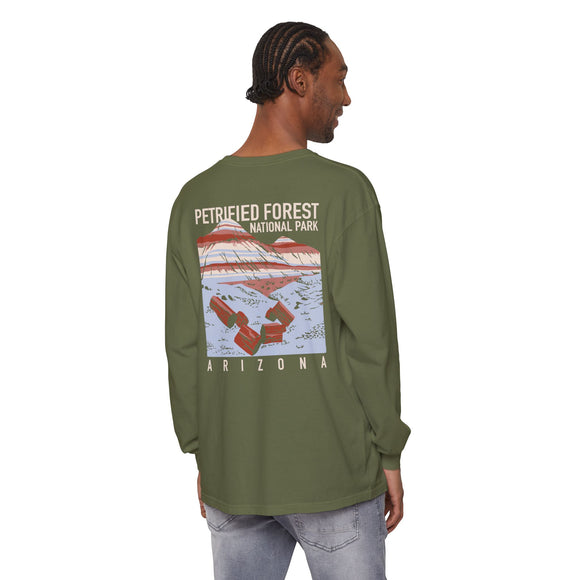 Unisex Garment-dyed Long Sleeve T-Shirt
