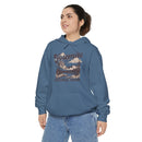 Yosemite National Park Comfort Colors Hooded Sweatshirt Distressed Design-6