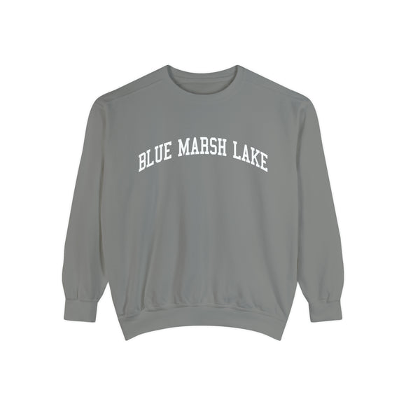 Blue Marsh Lake Pennsylvania Comfort Colors Crewneck Sweatshirt
