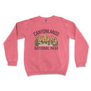 a pink sweatshirt that says canyonlands national park