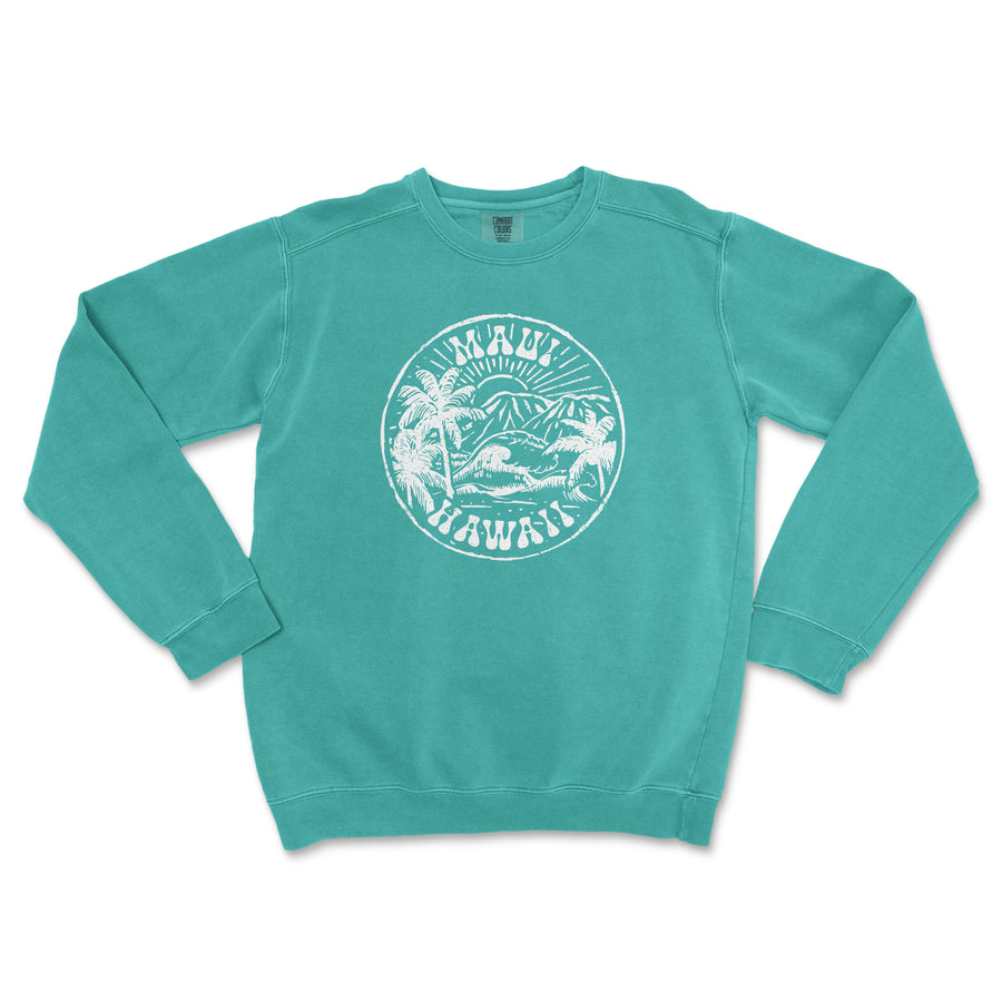 Maui Comfort Colors Crewneck Sweatshirt