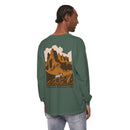 Unisex Garment-dyed Long Sleeve T-Shirt-20