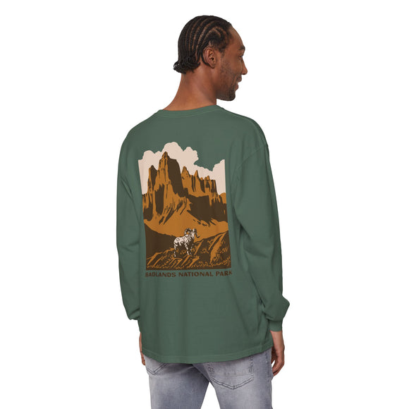 Unisex Garment-dyed Long Sleeve T-Shirt