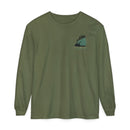 Unisex Garment-dyed Long Sleeve T-Shirt-3