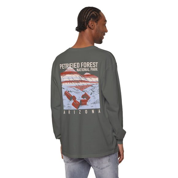 Unisex Garment-dyed Long Sleeve T-Shirt
