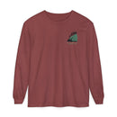Unisex Garment-dyed Long Sleeve T-Shirt-1