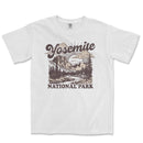 a white t - shirt that says yosemite national park