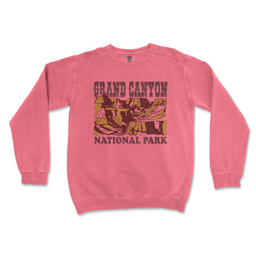 a pink sweatshirt with the words grand canyon on it