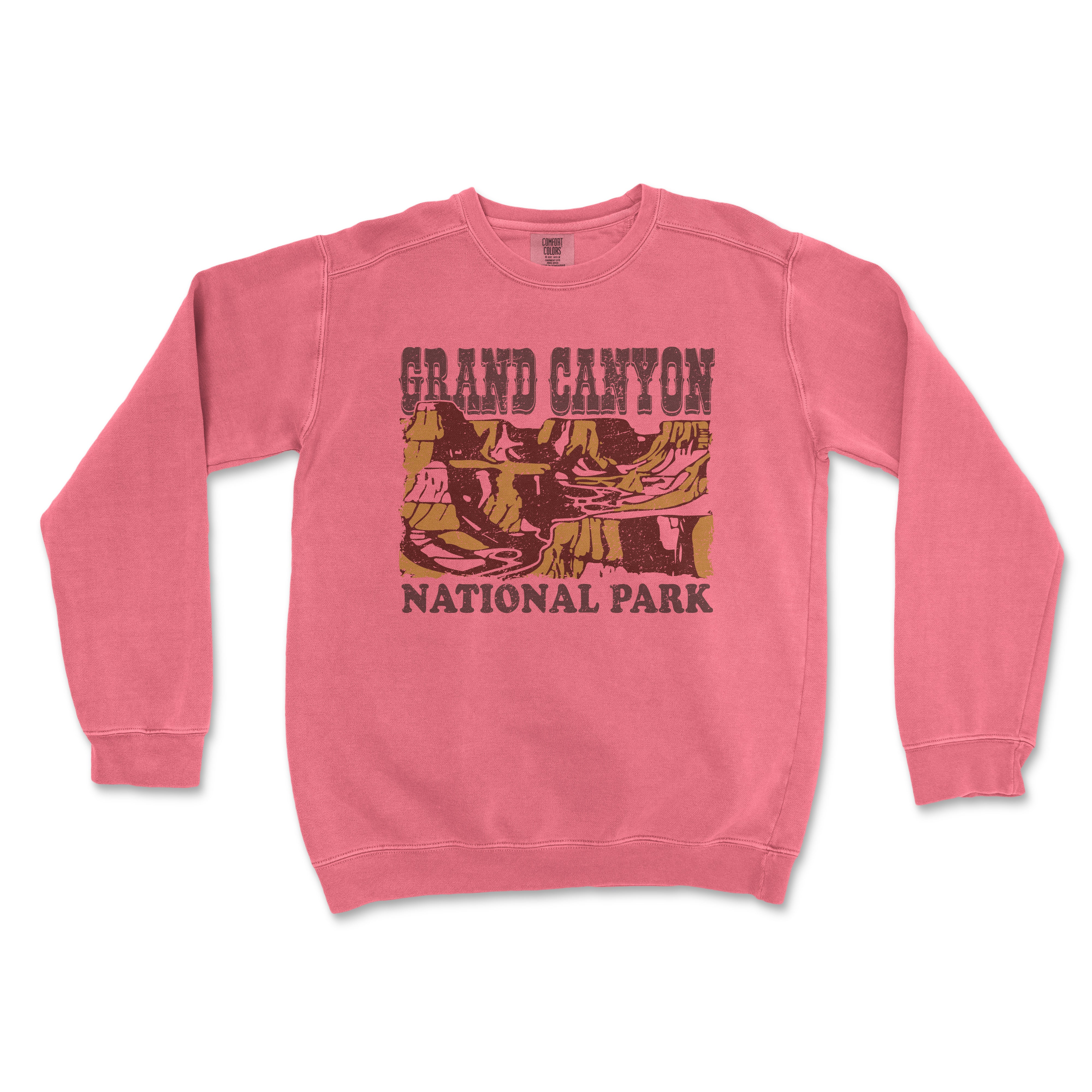 a pink sweatshirt with the words grand canyon on it