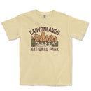 a t - shirt with the words canyonlands national park on it