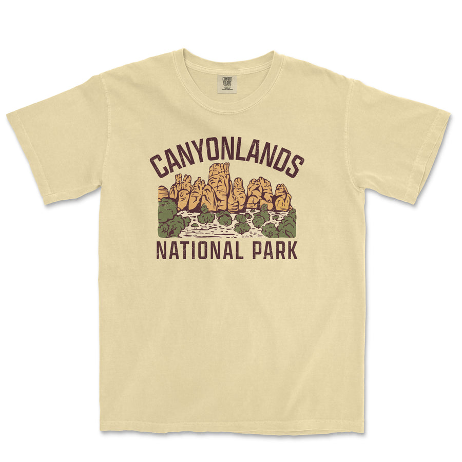 Canyonlands National Park Comfort Colors T-Shirt Distressed Design