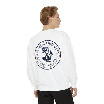 Seaside Heights New Jersey Comfort Colors Crewneck Sweatshirt - 0