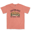 a pink t - shirt with the words canyonlands national park on it