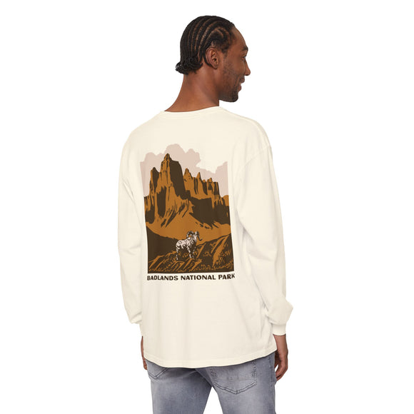 Unisex Garment-dyed Long Sleeve T-Shirt