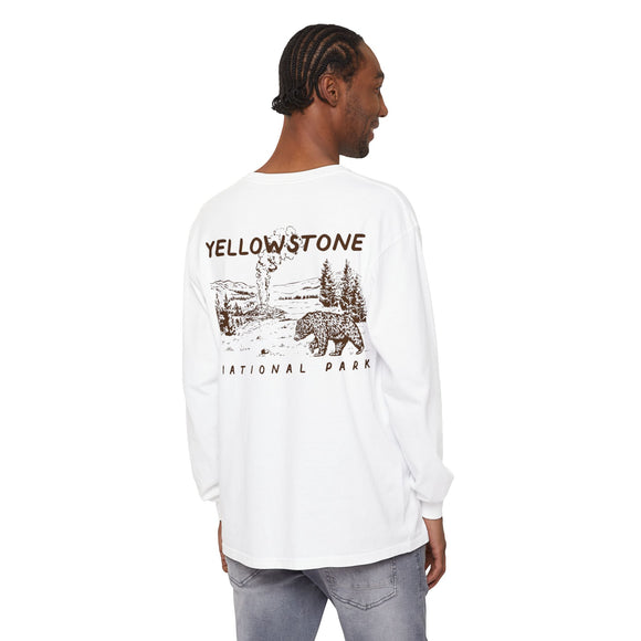 Unisex Garment-dyed Long Sleeve T-Shirt